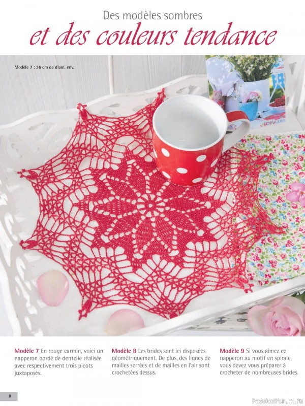 Вязаные проекты крючком в журнале «Le Monde du Crochet №32 2023»