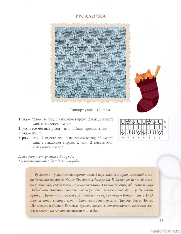 Вязаные проекты в книге «Коллекция лучших узоров»