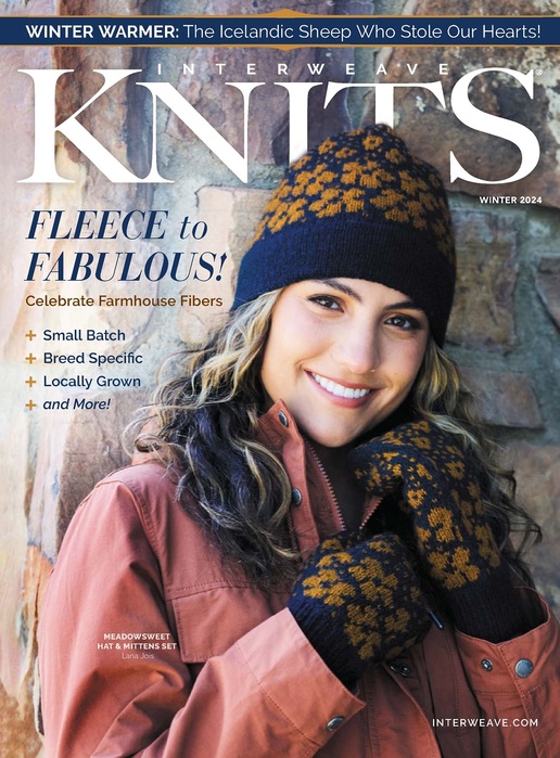 Вязаные модели в журнале &laquo;Interweave Knits - Winter 2024&raquo;