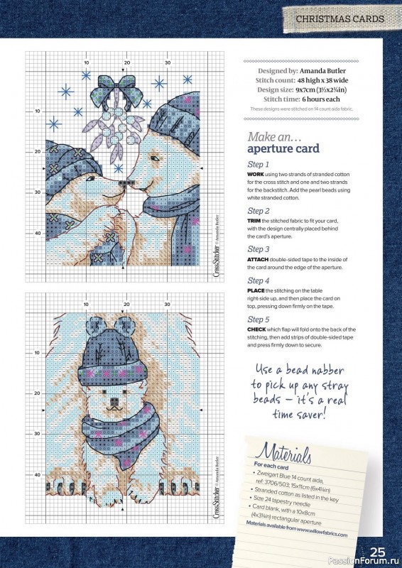 Коллекция вышивки в журнале «CrossStitcher №403 2023»