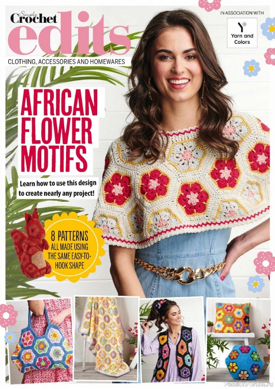 Вязаные модели крючком в журнале «Simply Crochet №124 2022»