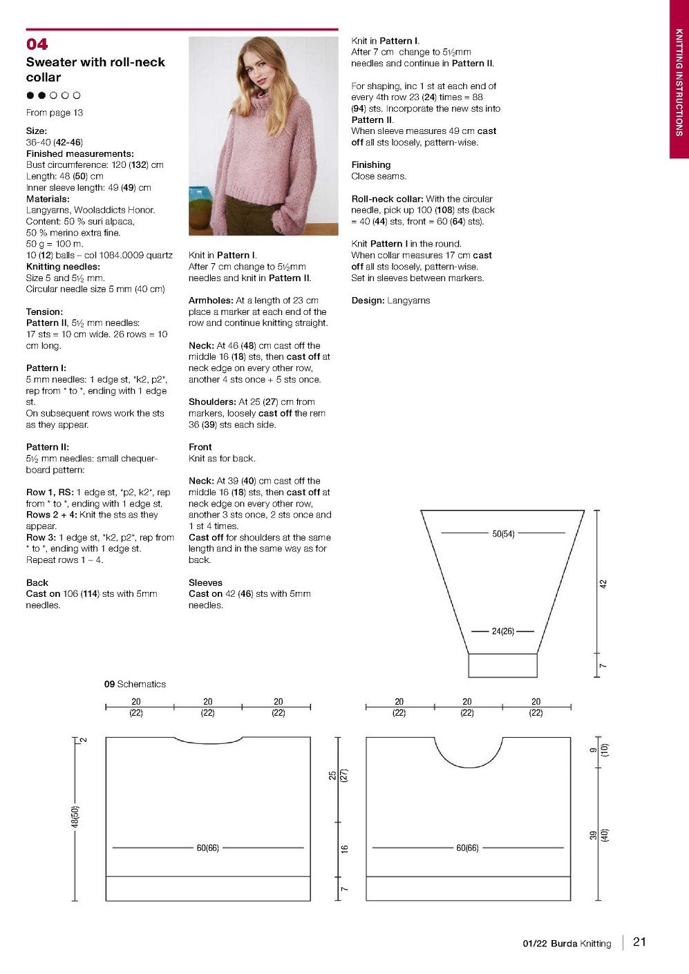 Модный трикотажный гардероб для женщин в журнале &quot;Burda Knitting&quot;