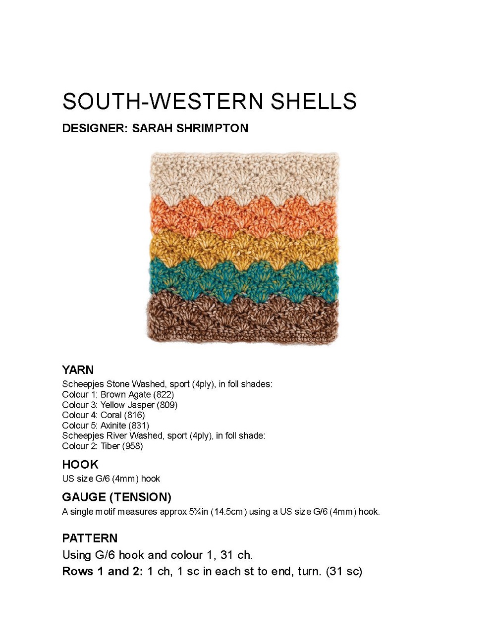 Коллекция проектов крючком в книге &laquo;100 Crochet Tiles&raquo;