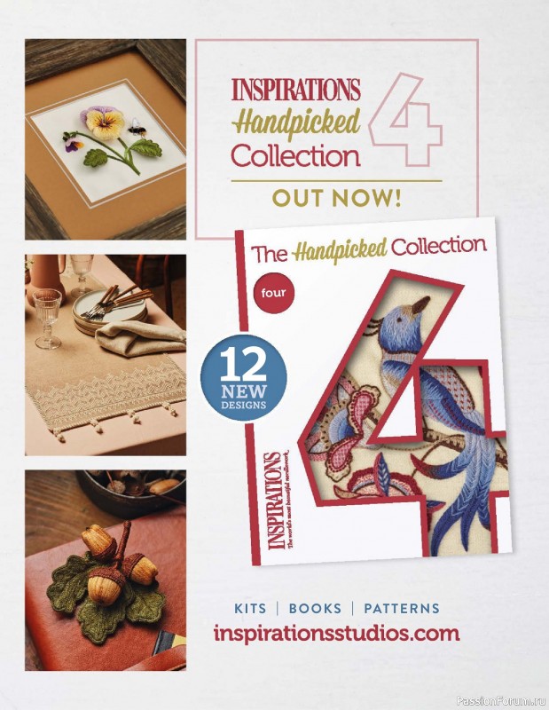 Коллекция вышивки в журнале «Inspirations №126 2025»