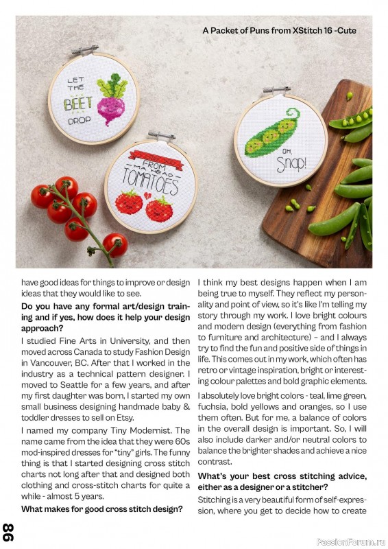 Коллекция вышивки в журнале «XStitch Magazine №24 2023»