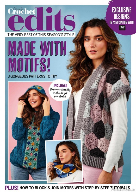 Вязаные модели крючком в журнале «Simply Crochet №120 2022»