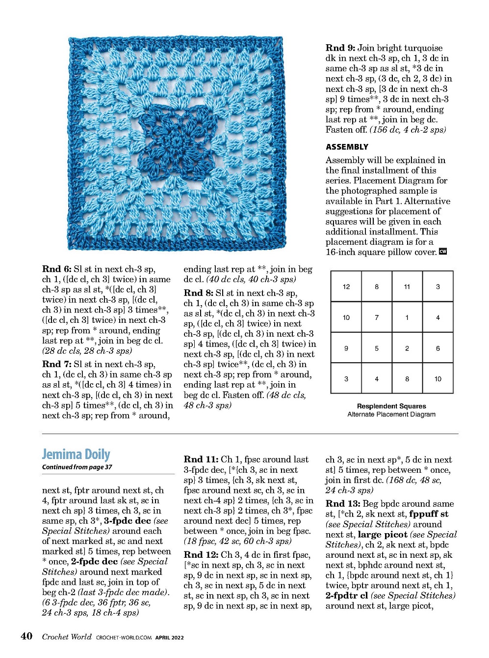 Вязание для всей семьи в журнале «Crochet World – April 2022»