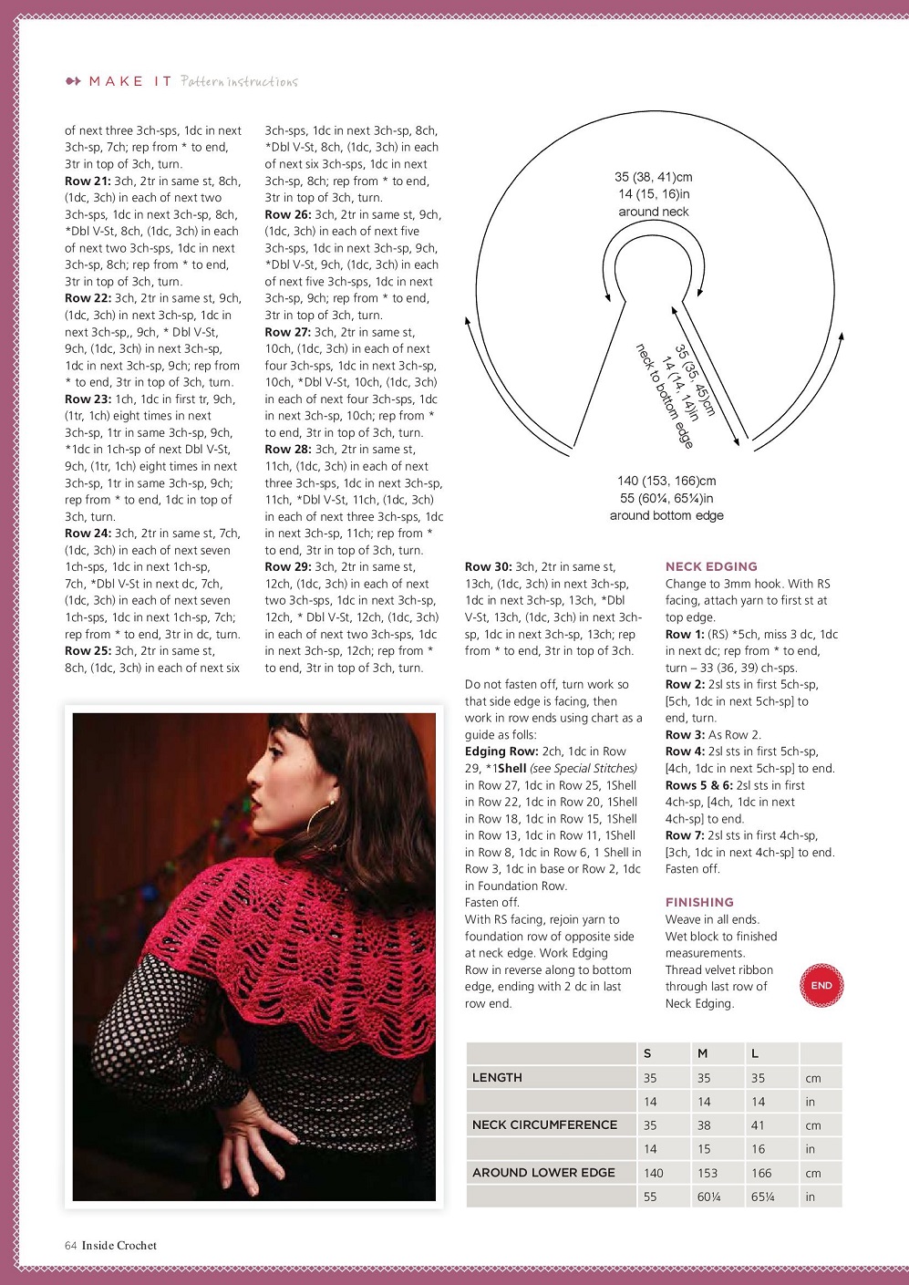 Трикотажные модели одежды и аксессуары. "Inside Crochet" №142 2021