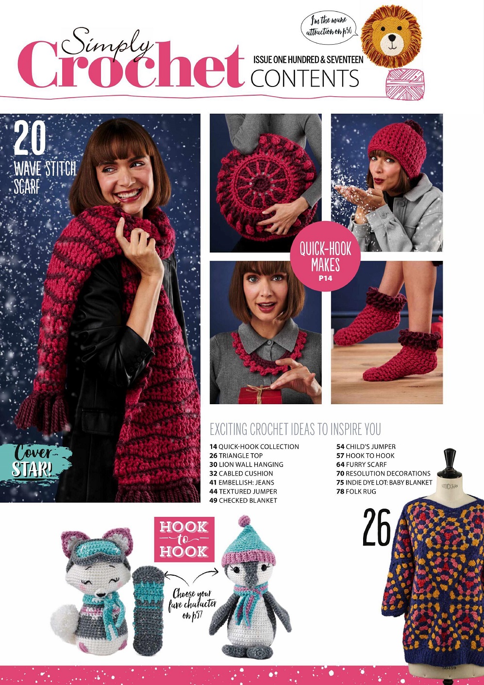 Идеи для тех, кто вяжет крючком в журнале "Simply Crochet" №117 2021