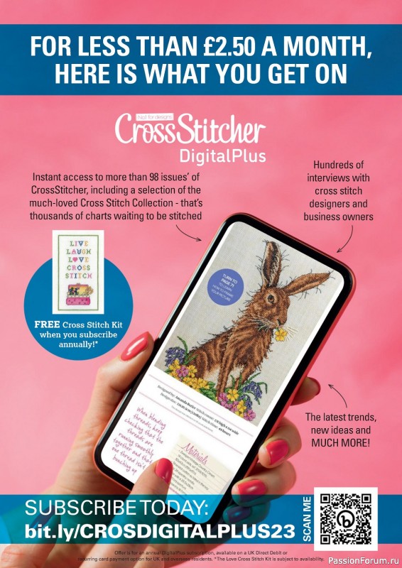 Коллекция вышивки в журнале «CrossStitcher №395 2023»