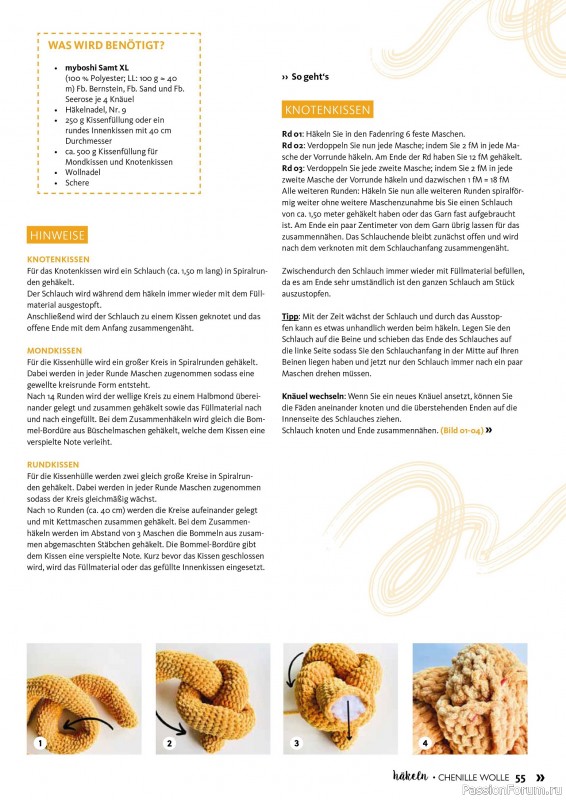 Вязаные проекты в журнале «Häkeln Das MaschenMagazin Spezial №1 2025»