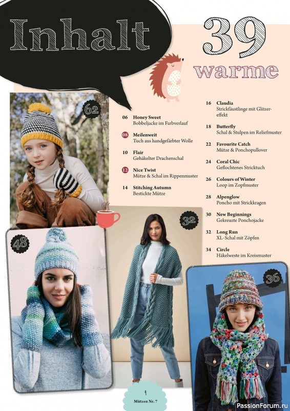 Коллекция проектов в журнале «Mutzen, Schals & Co. №7 2021»