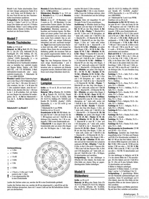 Вязаные модели в журнале «Meine Hakelwelt Sonderheft HA139 2025»