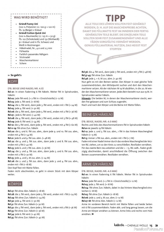 Вязаные проекты в журнале «Häkeln Das MaschenMagazin Spezial №1 2025»