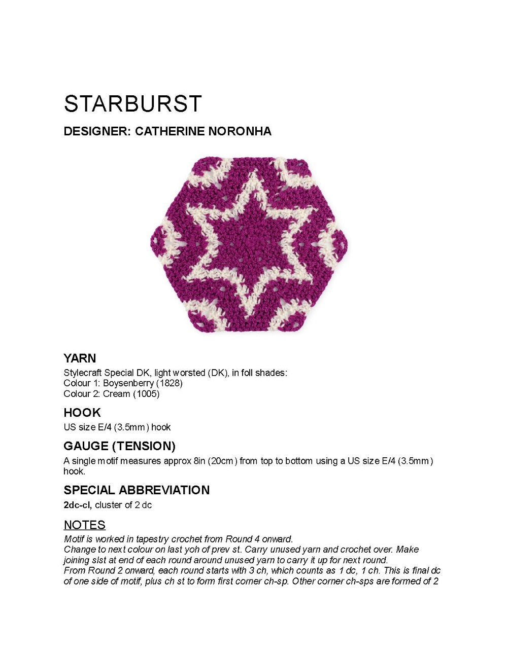 Коллекция проектов крючком в книге &laquo;100 Crochet Tiles&raquo;
