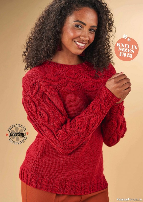 Коллекция проектов спицами в журнале «Simply Knitting №229 2022»