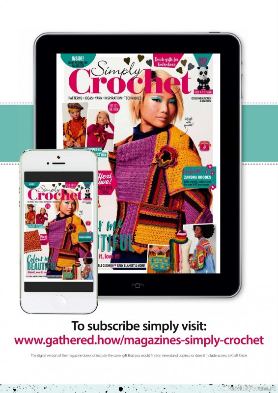 Вязаные модели крючком в журнале «Simply Crochet №120 2022»