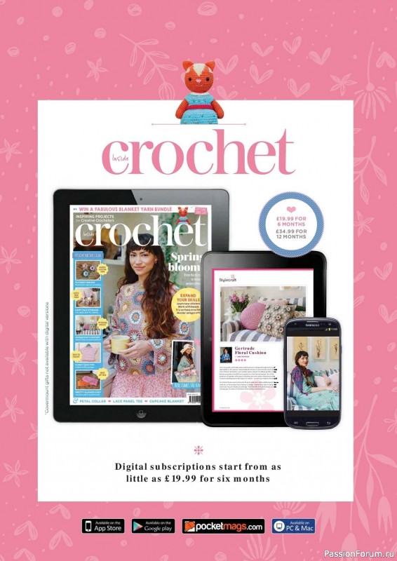 Вязаные проекты крючком в журнале «Inside Crochet №149 2022»
