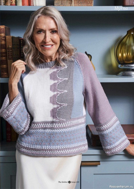 Вязаные проекты спицами в журнале «The Knitter №209 2024»