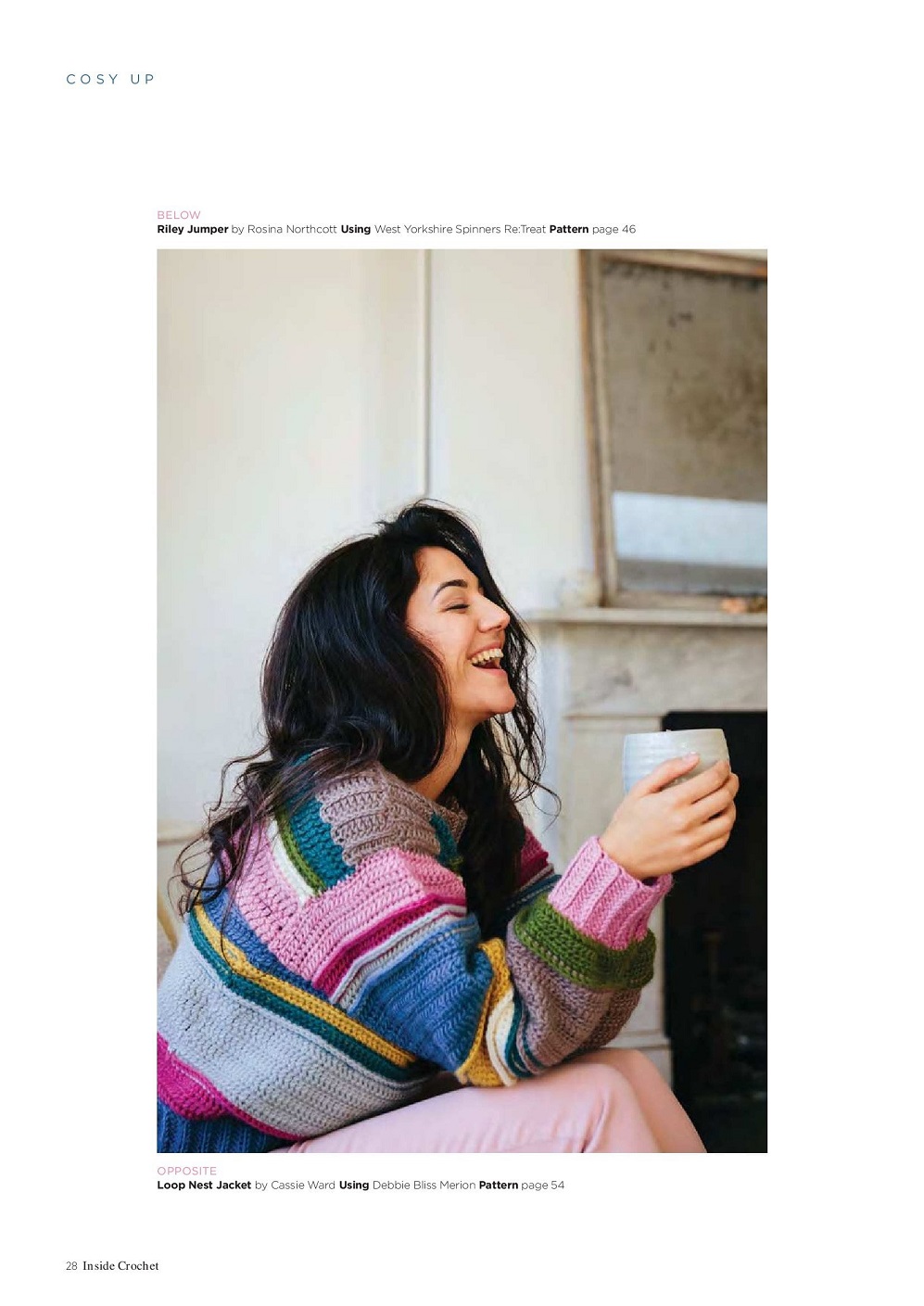 Вязаные модели одежды в журнале "Inside Crochet №144 2022"