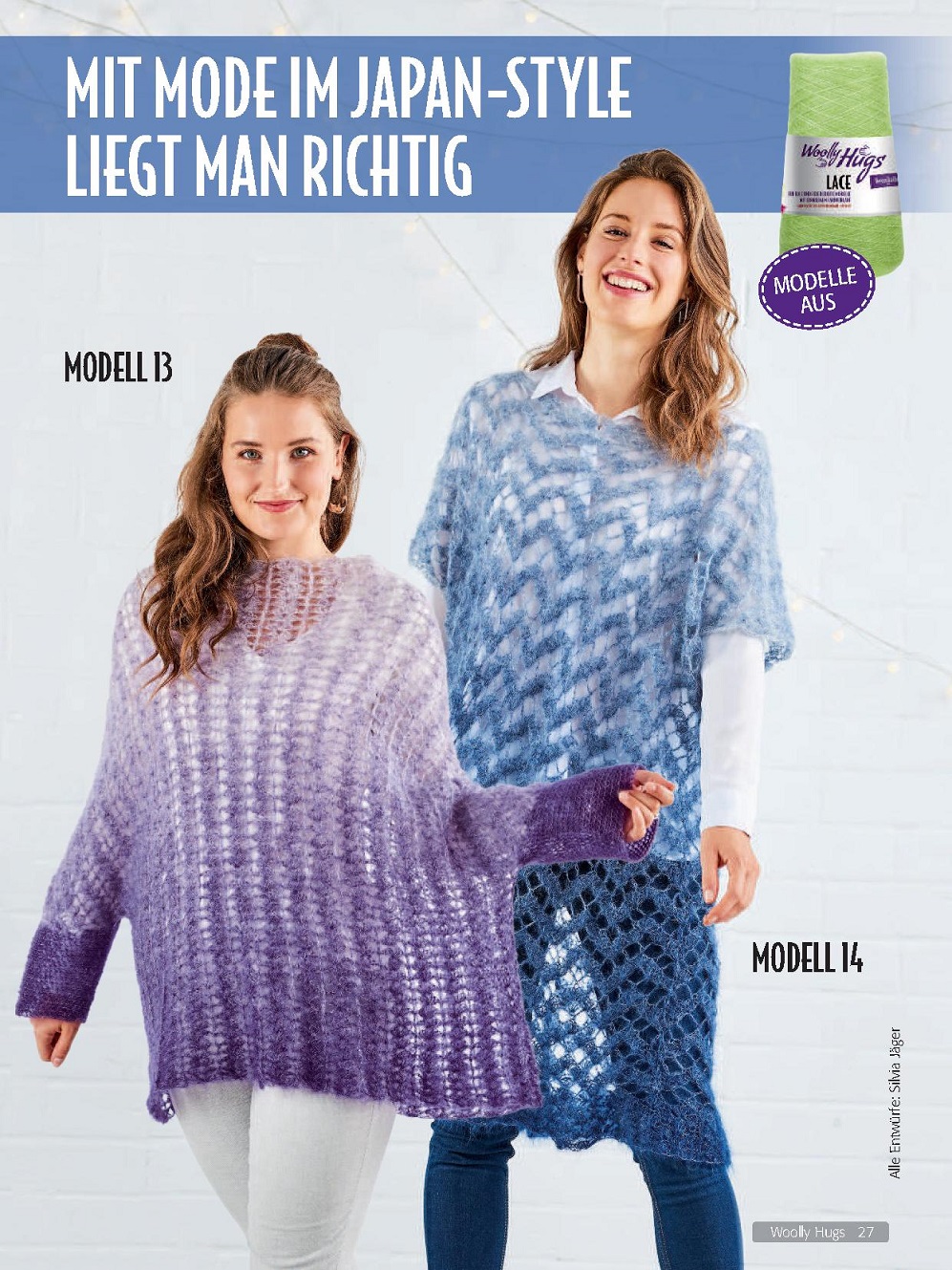 Коллекция проектов для рукодельниц в журнале &quot;Woolly Hugs Maschenwelt&quot; №7 2021