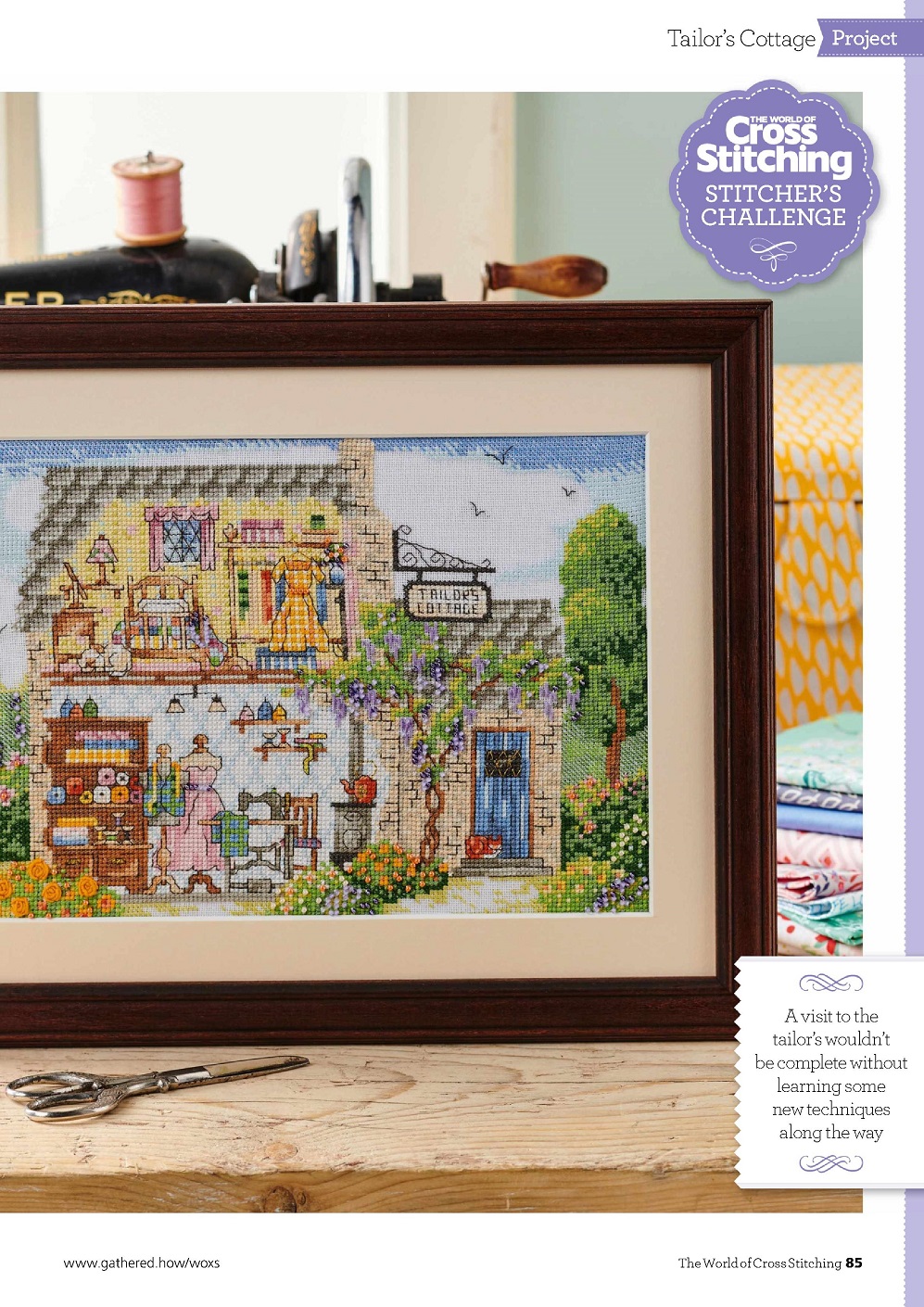 Журнал "The World of Cross Stitching №316 2022"