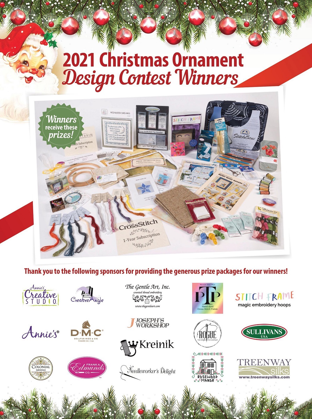 Журнал "Just CrossStitch - December" 2021