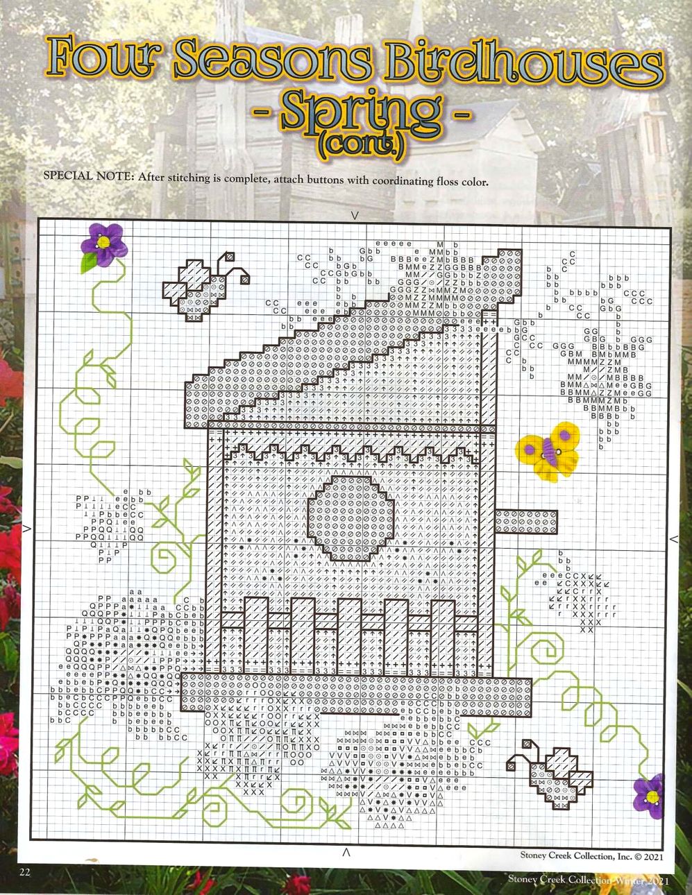 Журнал для вышивальщиц "Stoney Creek Cross Stitch Collection - Winter 2021"