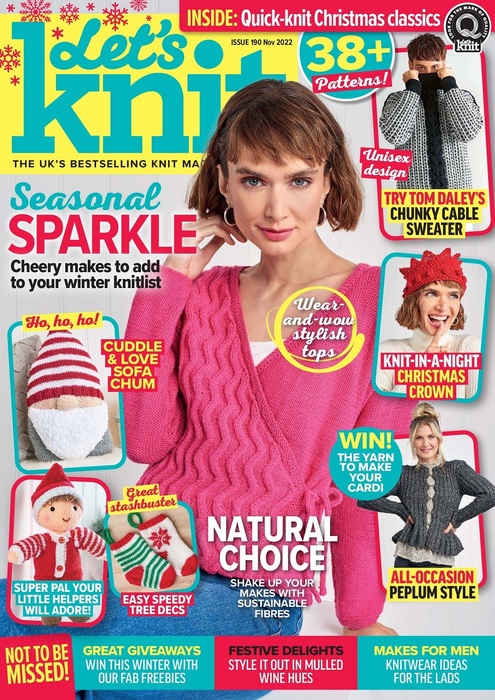 Вязаные проекты спицами в журнале &laquo;Let&#039;s Knit №190 2022&raquo;