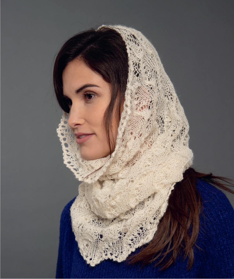 Коллекция ажурных проектов в книге &laquo;Lace Knit Shawls, Sweaters, Socks &amp; Hats&raquo;