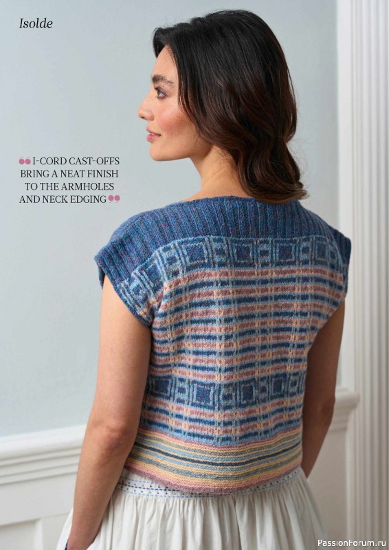 Вязаные проекты спицами в журнале «The Knitter №192 2023»