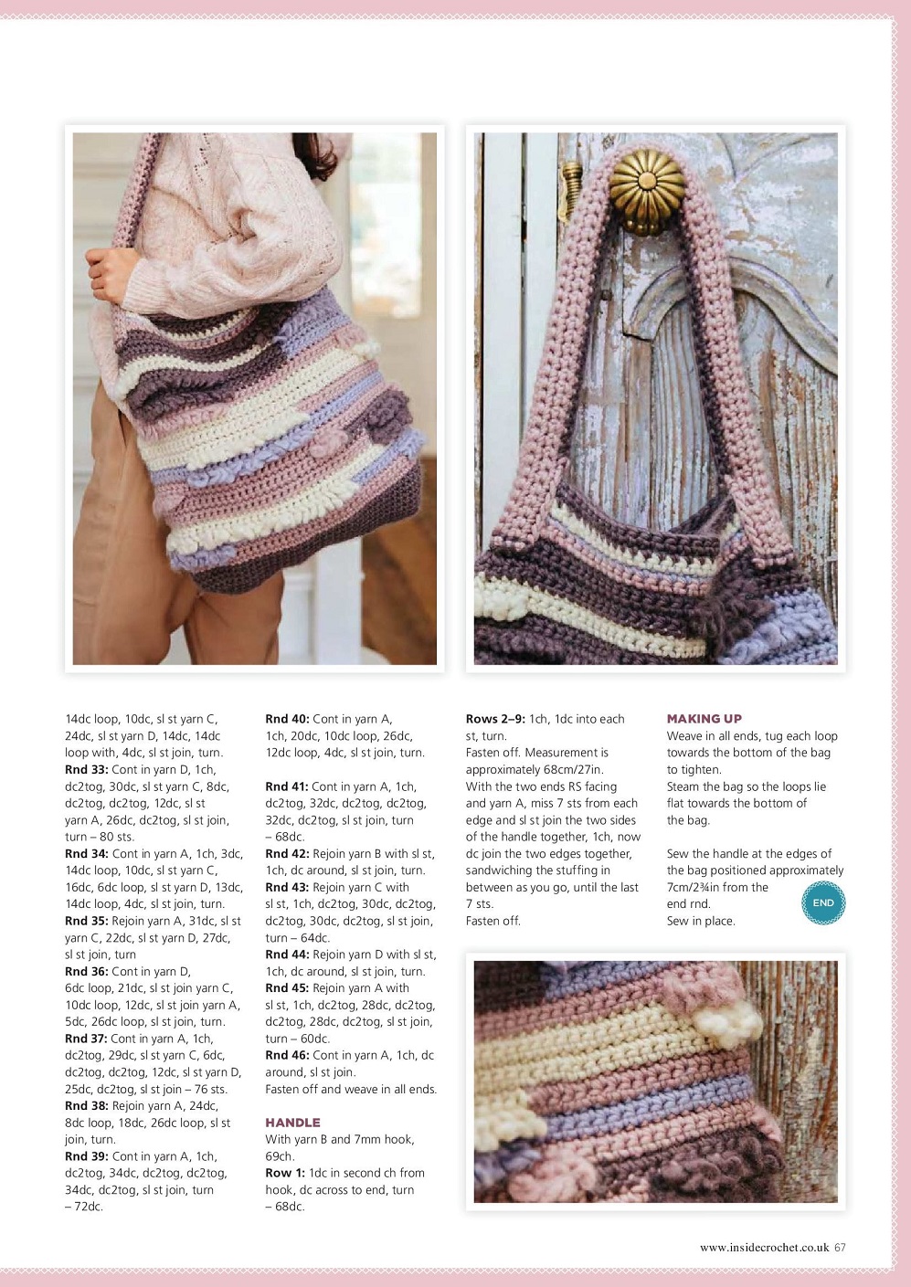Вязаные модели одежды в журнале "Inside Crochet №144 2022"