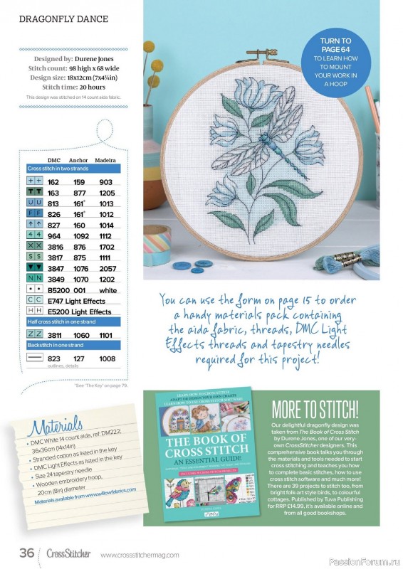Коллекция вышивки в журнале «CrossStitcher №400 2023»