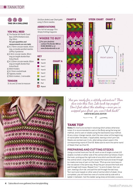 Вязаные проекты крючком в журнале «Simply Knitting №249 2024»