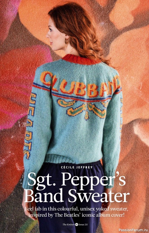 Вязаные проекты спицами в журнале «The Knitter №211 2025»