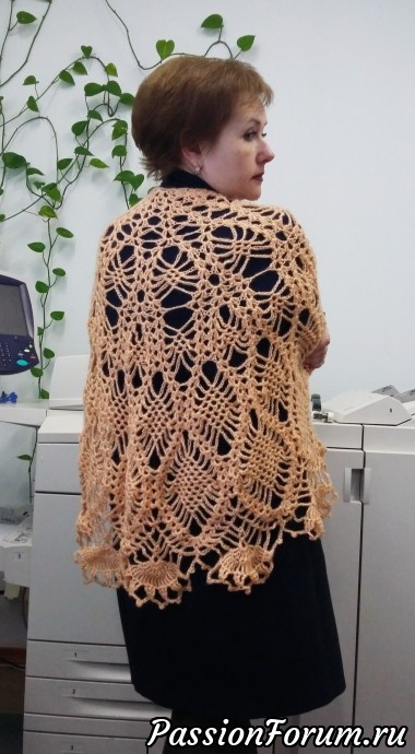 Ажурная пелерина