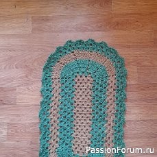 Коврик крючком