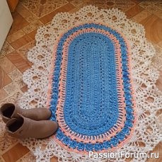 Коврик крючком