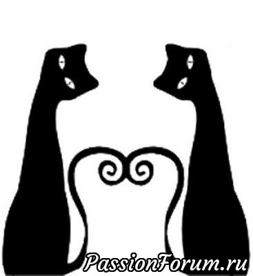 Кошки не похожи на людей.