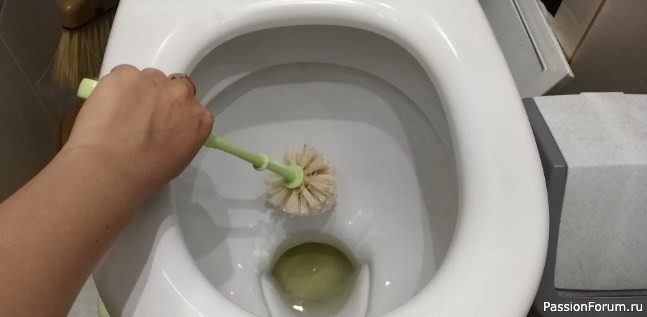 Как очистить туалетный ершик