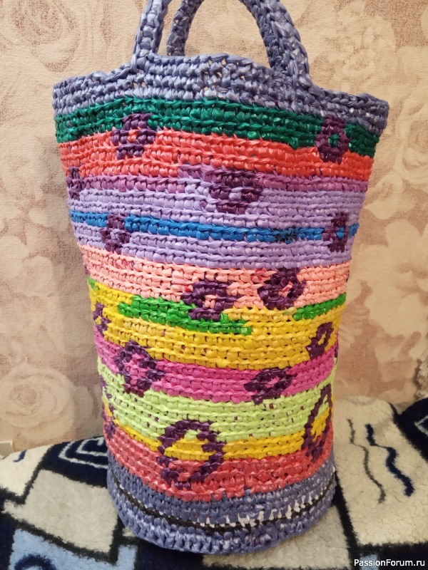 Сумки из пакетов для банок