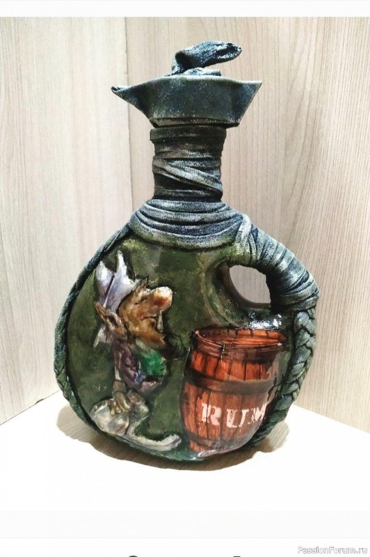 Бутылочка "Мой отважный капитан"