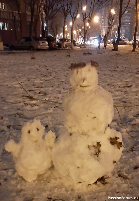 НАШ ФЛЕШМОБ: СНЕГОВИК!
