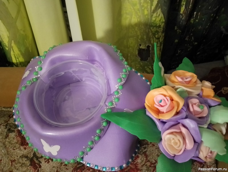 Конфетница из изолона