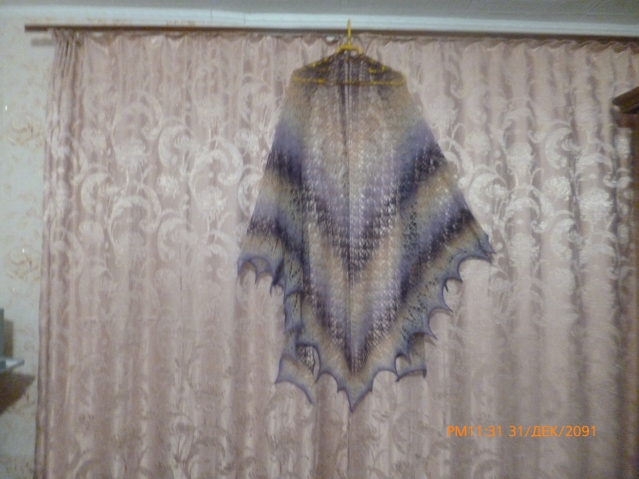 Моя первая шаль из Кауни