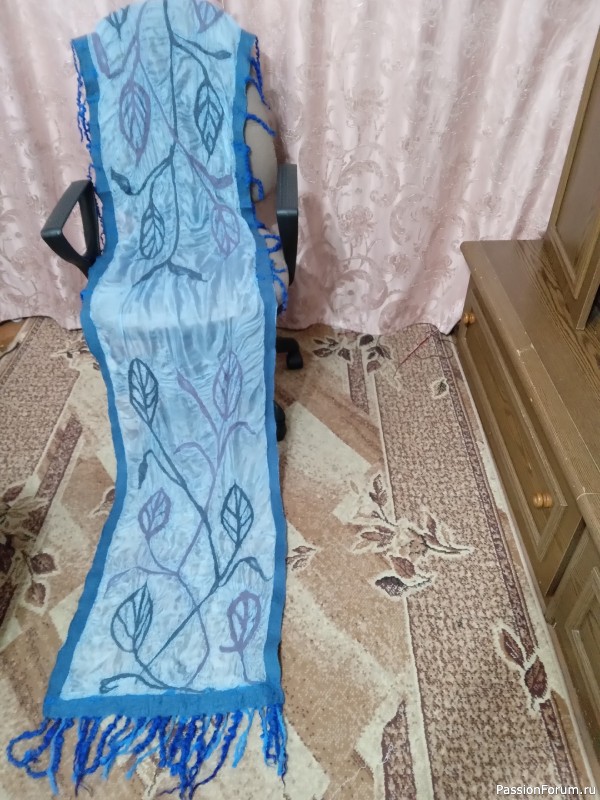 Шарфик с флисами