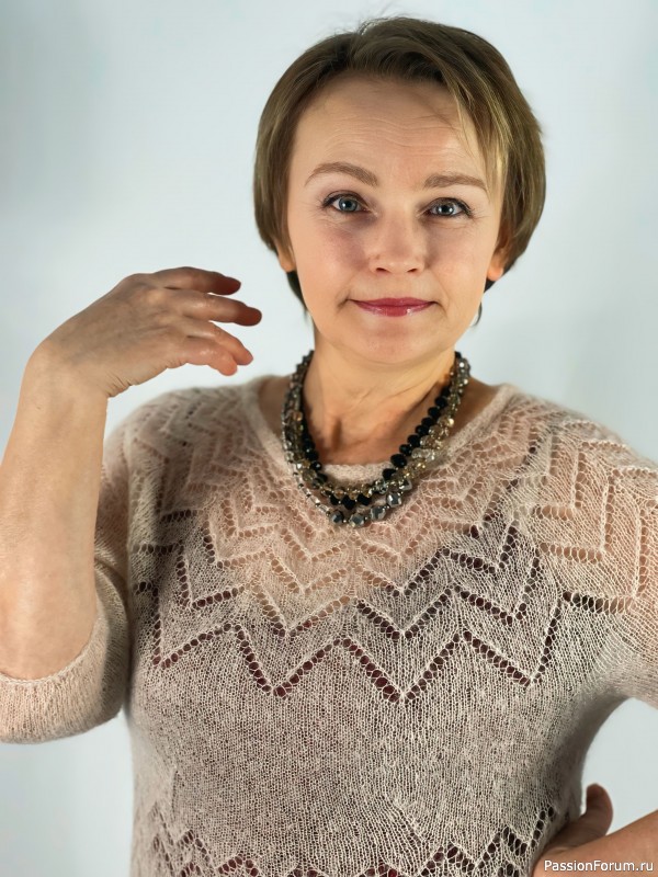 Платье из кид мохера.