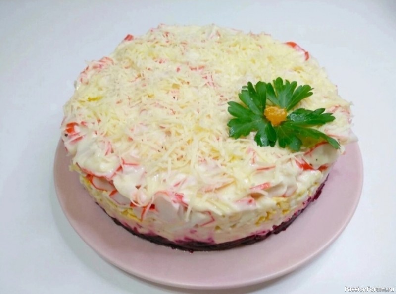 Салат «Розовый фламинго»