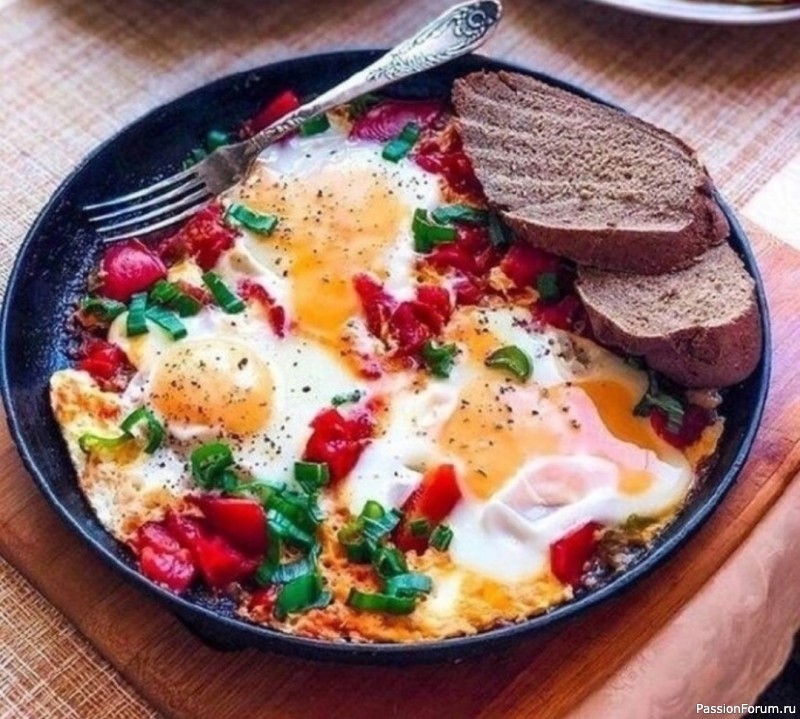 Шакшyка с овощами к завтраку