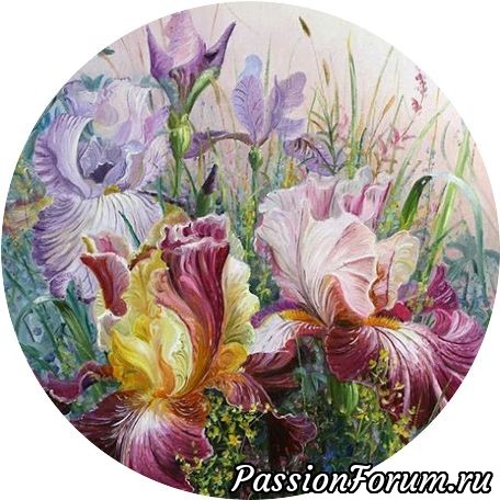 Небольшая коллекция круглых картинок для декупажа